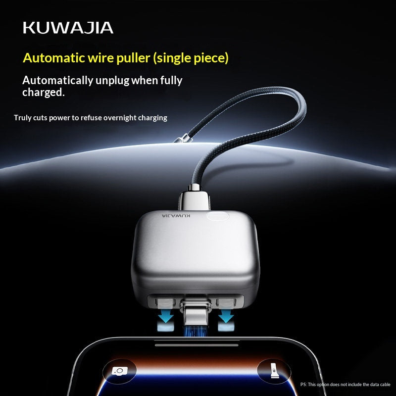 140W Auto-Disconnect Smart Charger – AI-Powered Physical Ejection & PD Fast Charging for Total Battery Protection