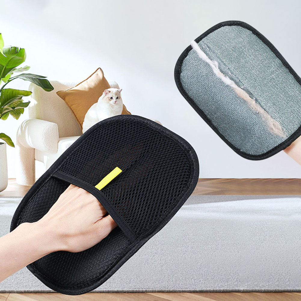 Gentle Pet Grooming & Deshedding Gloves