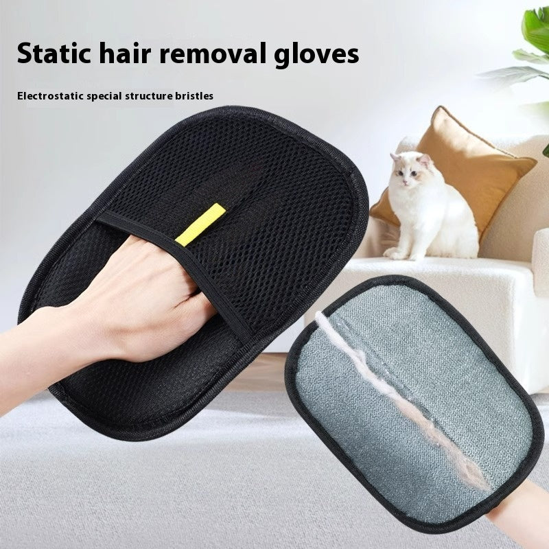 Gentle Pet Grooming & Deshedding Gloves